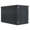 Conteneur démontable anthracite 3 x 2 mètres – avec double porte (petit côté)
