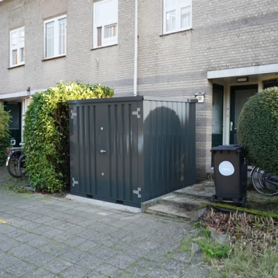 Conteneur démontable anthracite 3 x 2 mètres – avec double porte (petit côté) – Image 2
