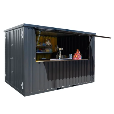 Conteneur bar démontable 4×2 XL RAL 7016