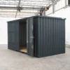 Conteneur démontable anthracite 3 x 2 mètres – avec double porte (petit côté) – Image 3