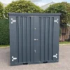 Conteneur démontable anthracite 2 x 2 mètres – avec double porte