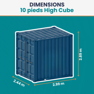 Conteneur 10 Pieds High Cube – Image 2