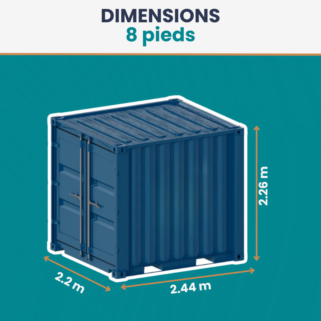 Conteneur 8 Pieds – Image 2